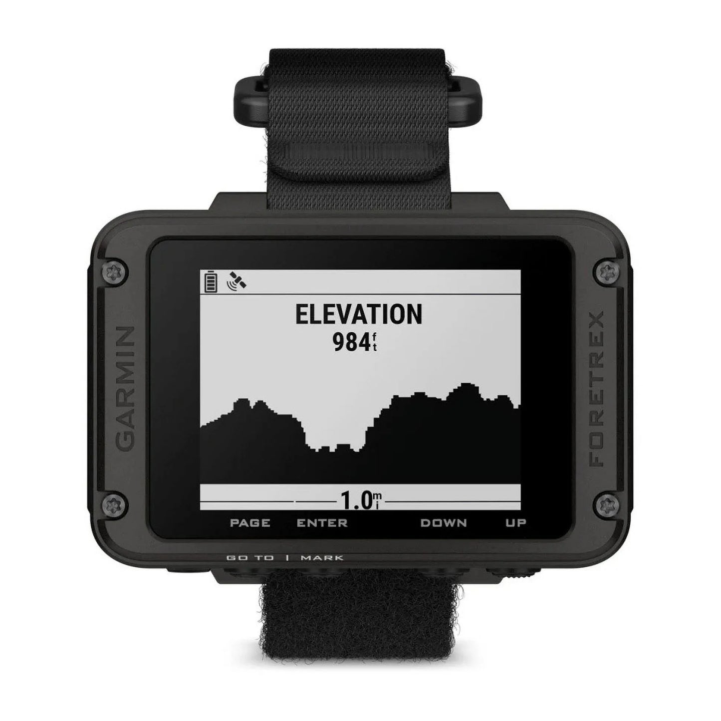 Garmin Foretrex 801 - Wrist-Mounted GPS Navigation with Strap for Hunting, Hiking & Military Men - Tactical Garmin Watch for Outdoor Recreation, Upgraded Multi-Band GNSS and Longer Battery Life