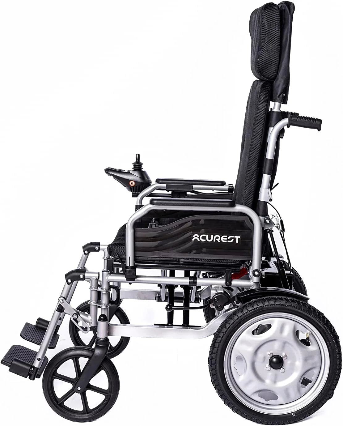 Electric Wheelchairs for Adults- Reclining Foldable Electric Wheelchair for seniors - Silla de Ruedas Electrica- All Terrain Motorized Wheelchair for Adults - Portable Reclinable Power Wheelchair