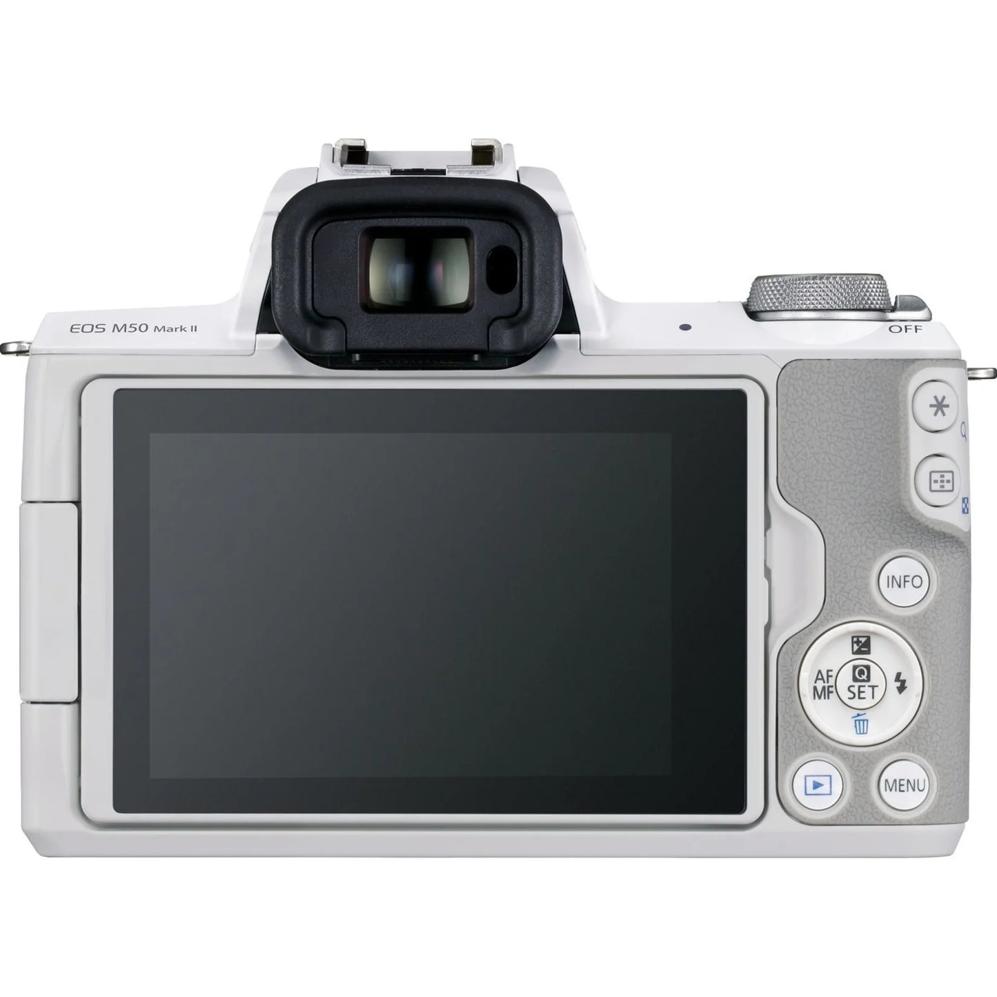 Canon EOS M50 Mark II 24.1 Megapixel Mirrorless Camera with Lens, 0.59", 1.77", White